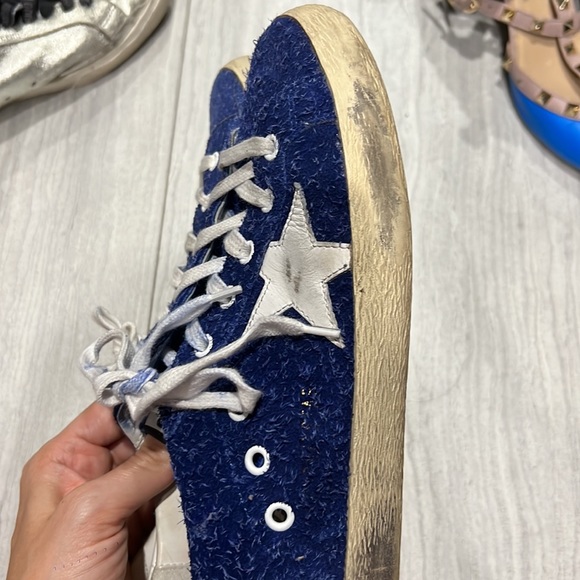 Golden goose blue/white sneakers - Picture 6 of 7